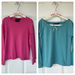 •Mini Boden• Bundle of Two Long Sleeve Tops - Size 5-6